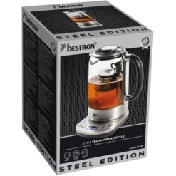 Bestron 2-in-1 Teebereiter & Wasserkocher AATM800STE -Küchengeräte Bestron 2 in 1 Teebereiter Wasserkocher AATM800STE@@1740967 40