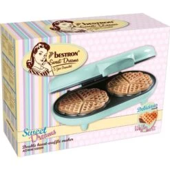 Bestron Doppel-Herzwaffeleisen ADWM1000M -Küchengeräte Bestron Doppel Herzwaffeleisen ADWM1000M@@1820274 4