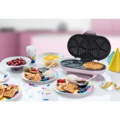 Bestron Doppel-Herzwaffeleisen ADWM1000P -Küchengeräte Bestron Doppel Herzwaffeleisen ADWM1000P@@1742125 6