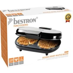 Bestron Doppel-Waffeleisen ADWM730S Für Herzwaffeln -Küchengeräte Bestron Doppel Waffeleisen ADWM730S f r Herzwaffeln@@1820351 4