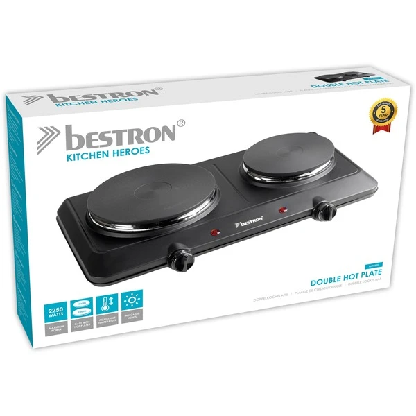 Bestron Doppelkochplatte AHP250D 3 Bestron Doppelkochplatte AHP250D – Bild 3