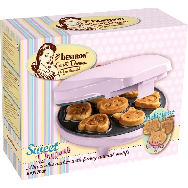 Bestron Mini-Cookie Maker Tiermotive AAW700P 5 Bestron Mini-Cookie Maker Tiermotive AAW700P – Bild 5