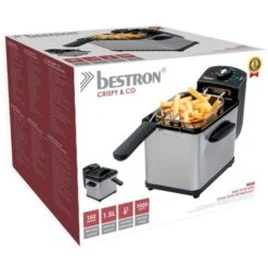 Bestron Mini Fritteuse AF100S Mit Kaltzonen-Technik -Küchengeräte Bestron Mini Fritteuse AF100S mit Kaltzonen Technik@@1915103 7