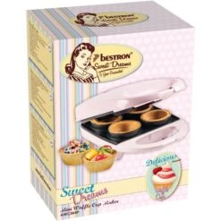 Bestron Mini Waffelbecher-Maker AWCM4P, Waffeleisen -Küchengeräte Bestron Mini Waffelbecher Maker AWCM4P Waffeleisen@@1874536 3