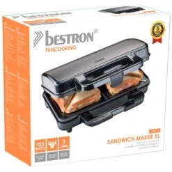 Bestron XXL-Sandwichmaker ASM90XLTG 11 Bestron XXL-Sandwichmaker ASM90XLTG -Küchengeräte Bestron XXL Sandwichmaker ASM90XLTG@@1915113 4