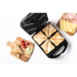 Bestron XXL Sandwichtoaster ASM13XXLZ, Sandwichmaker -Küchengeräte Bestron XXL Sandwichtoaster ASM13XXLZ Sandwichmaker@@1820340 5