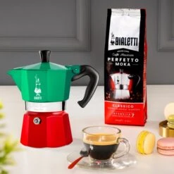 Bialetti Moka Express Tricolore, Espressomaschine -Küchengeräte Bialetti Moka Express Tricolore Espressomaschine@@1525003 3