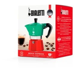 Bialetti Moka Express Tricolore, Espressomaschine -Küchengeräte Bialetti Moka Express Tricolore Espressomaschine@@1525003 5