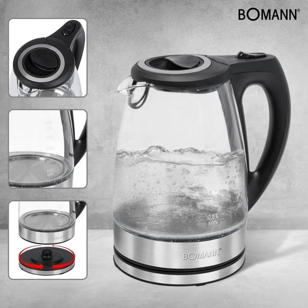 Bomann Glas-Wasserkocher WKS 6032 G 5 Bomann Glas-Wasserkocher WKS 6032 G – Bild 5