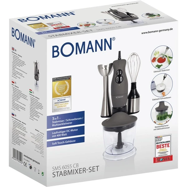 Bomann SMS 6055 CB 3-in-1 Stabmixer-Set 8 Bomann SMS 6055 CB 3-in-1 Stabmixer-Set – Bild 8