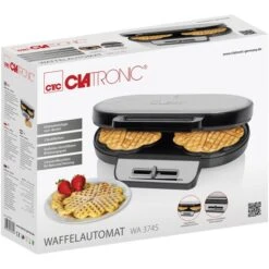 Clatronic Doppel-Waffeleisen WA 3745 -Küchengeräte Clatronic Doppel Waffeleisen WA 3745@@9gbkdc27 3