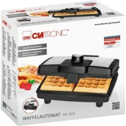 Clatronic Waffelautomat WA 3606, Waffeleisen -Küchengeräte Clatronic Waffelautomat WA 3606 Waffeleisen@@9gbkdc23 3