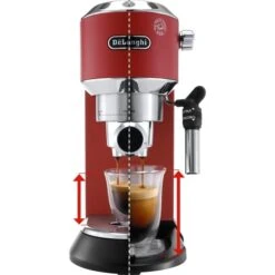 DeLonghi Dedica Style EC 685.R, Espressomaschine -Küchengeräte DeLonghi Dedica Style EC 685 R Espressomaschine@@9gch0d23 4