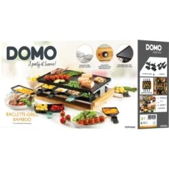 Domo Bamboo D09246G, Raclette -Küchengeräte Domo Bamboo D09246G Raclette@@1794917 17