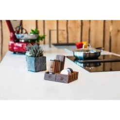 HORL Schleifscheiben Station, Nussbaum, Halterung -Küchengeräte HORL Schleifscheiben Station Nussbaum Halterung@@9ggzzh0a 2