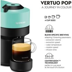 Krups Nespresso Vertuo Pop Aqua Mint XN9204, Kapselmaschine -Küchengeräte Krups Nespresso Vertuo Pop Aqua Mint XN9204 Kapselmaschine@@1874693 6