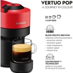 Krups Nespresso Vertuo Pop Spicy Red XN9205, Kapselmaschine -Küchengeräte Krups Nespresso Vertuo Pop Spicy Red XN9205 Kapselmaschine@@1874695 6