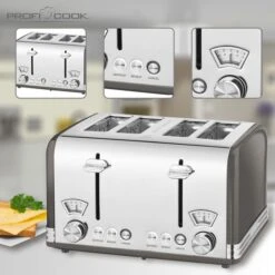 ProfiCook Toaster Vintage PC-TA 1194 -Küchengeräte ProfiCook Toaster Vintage PC TA 1194@@9gtvdp27 5