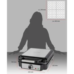 ProfiCook Waffelautomat PC-WA 1241, Waffeleisen -Küchengeräte ProfiCook Waffelautomat PC WA 1241 Waffeleisen@@1863996 8
