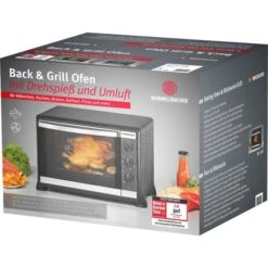 Rommelsbacher Back & Grill Ofen Mit Umluft BG 1550, Mini-Backofen 17 Rommelsbacher Back & Grill Ofen Mit Umluft BG 1550, Mini-Backofen -Küchengeräte Rommelsbacher Back Grill Ofen mit Umluft BG 1550 Mini Backofen@@9gbjdq07 6