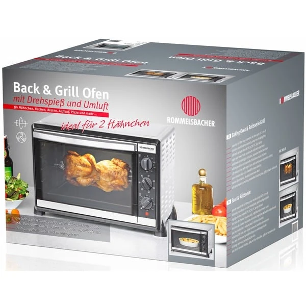 Rommelsbacher Back- Und Grillgerät BG 1805/E, Mini-Backofen – Bild 7