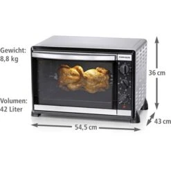 Rommelsbacher Back- Und Grillgerät BG 1805/E, Mini-Backofen -Küchengeräte Rommelsbacher Back und Grillger t BG 1805 E Mini Backofen@@9gbjdq88 7
