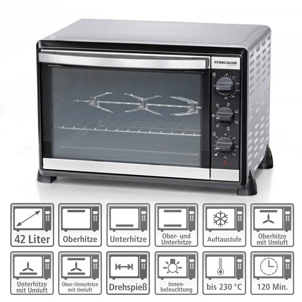 Rommelsbacher Back- Und Grillgerät BG 1805/E, Mini-Backofen – Bild 9