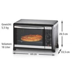 Rommelsbacher Kleinbackofen Mit Umluft BG 1055/E, Mini-Backofen -Küchengeräte Rommelsbacher Kleinbackofen mit Umluft BG 1055 E Mini Backofen@@9gbjdq10 9