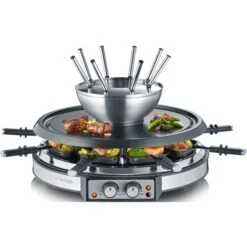 Severin Raclette-Fondue-Kombination RG 2348 -Küchengeräte Severin Raclette Fondue Kombination RG 2348@@1740249 2