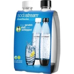 SodaStream PET-Flasche Fuse 1 Liter Duopack, Trinkflasche