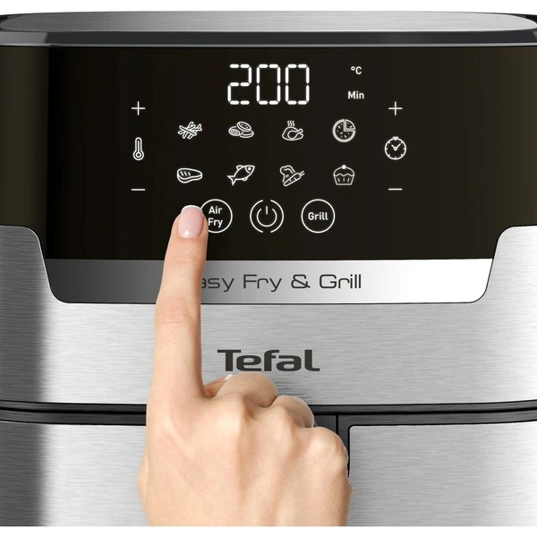 Tefal 2-in-1 Easy Fry & Grill Deluxe EY 505D, Heißluftfritteuse – Bild 7