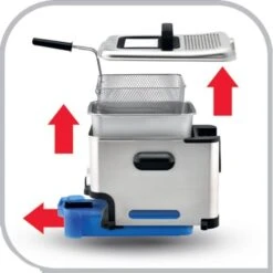 Tefal Oleoclean Pro FR 8040, Fritteuse -Küchengeräte Tefal Oleoclean Pro FR 8040 Fritteuse@@9gff0t08 2